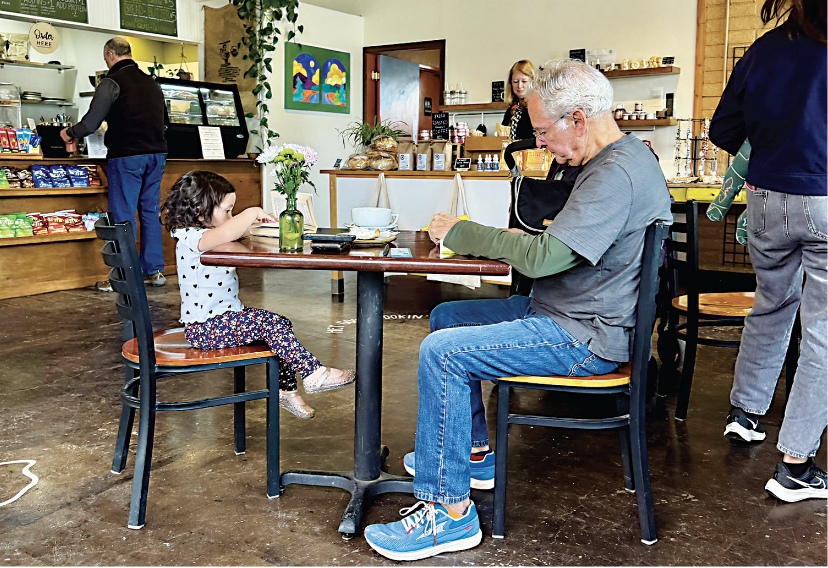 A coffee shop moment becomes a children’s book
